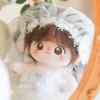 Wedding Dress 20cm Cotton Clothes White Gauze Skirt Dress Up Cotton Outfit Dress Collection Mini 20cm Flower Dress