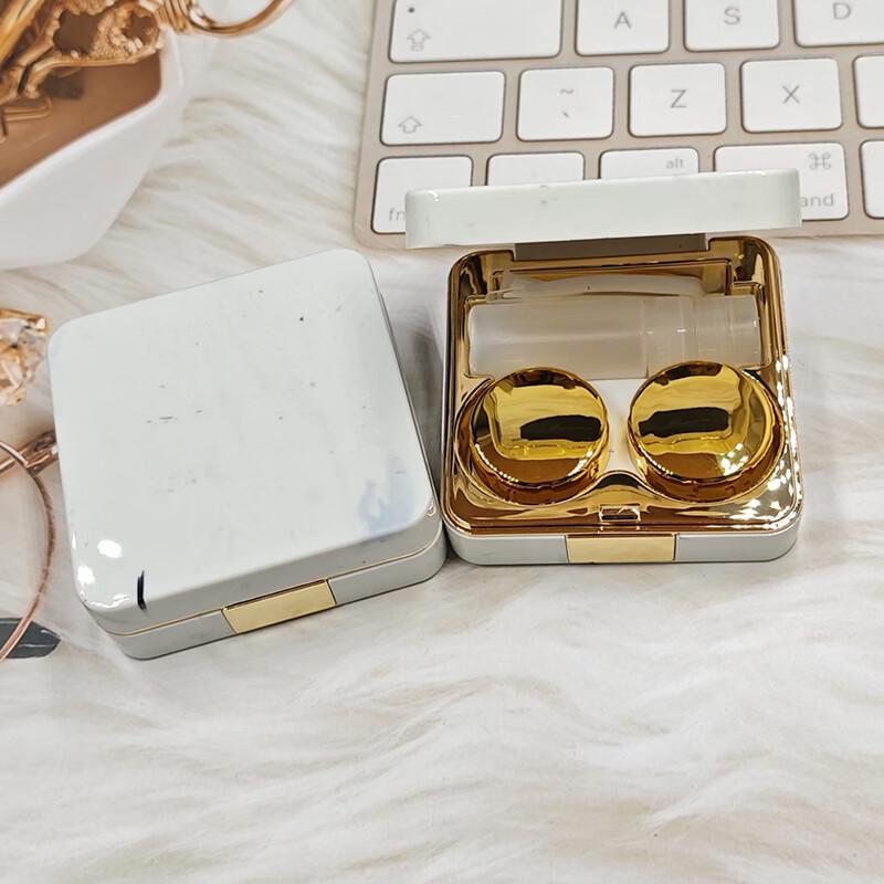 Milin Marble Design Contact Lens Case