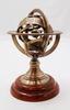 Nautical Brass Armillary Sphere,World Globe Vintage Armillary Table Top 5 Inch.