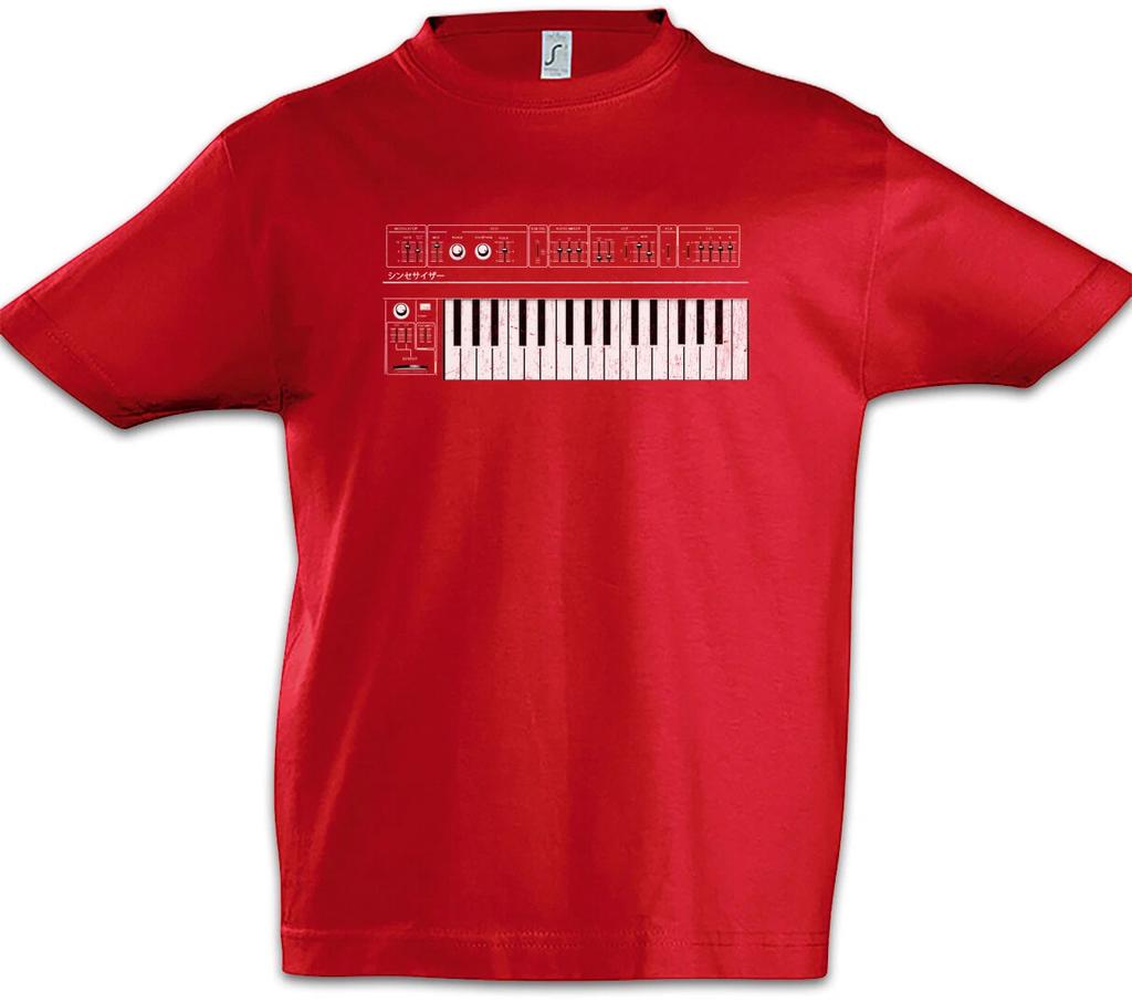 Synthesizer GUI Kids Boys T-Shirt Audio LFO Sound Wave Electro DJ MC Techno-