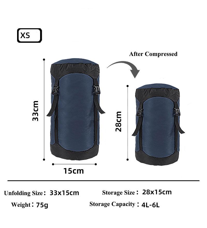 

Водонепроницаемый спальный мешок для улицы, компрессионный мешок для хранения вещей, компрессионный мешок для кемпинга, путешествий, пешего туризма