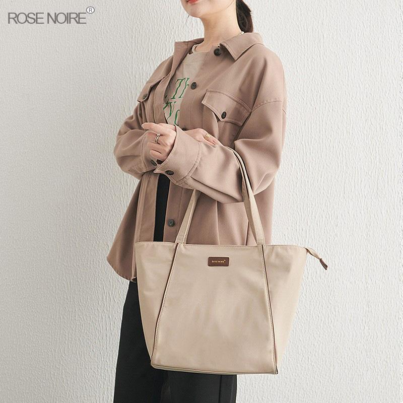 Nylon bag tote women's bag large capacity fashionable versatile work bag simple portable shoulder bag