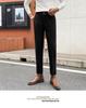 Men's Slim Fit Non-Iron Wool Blend Business Casual Suit Pants for Autumn and Winter