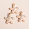 Leslie 10pcs Mix Cute Enamel Marine Organism Starfish Charms Pendants of Necklace Earrings Keychain Handemade DIY Jewelry Making