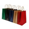 Custom Kraft Paper Tote Bag with Logo for Packaging and Storage
