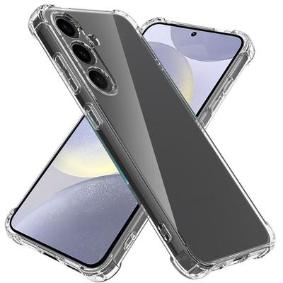 Stoßfeste, klare Silikonhülle für Samsung Galaxy S24 Ultra S23 FE S22 Plus, weiche TPU-Schale A05 A15 A25 A35 A55, Bumper-Rückseite