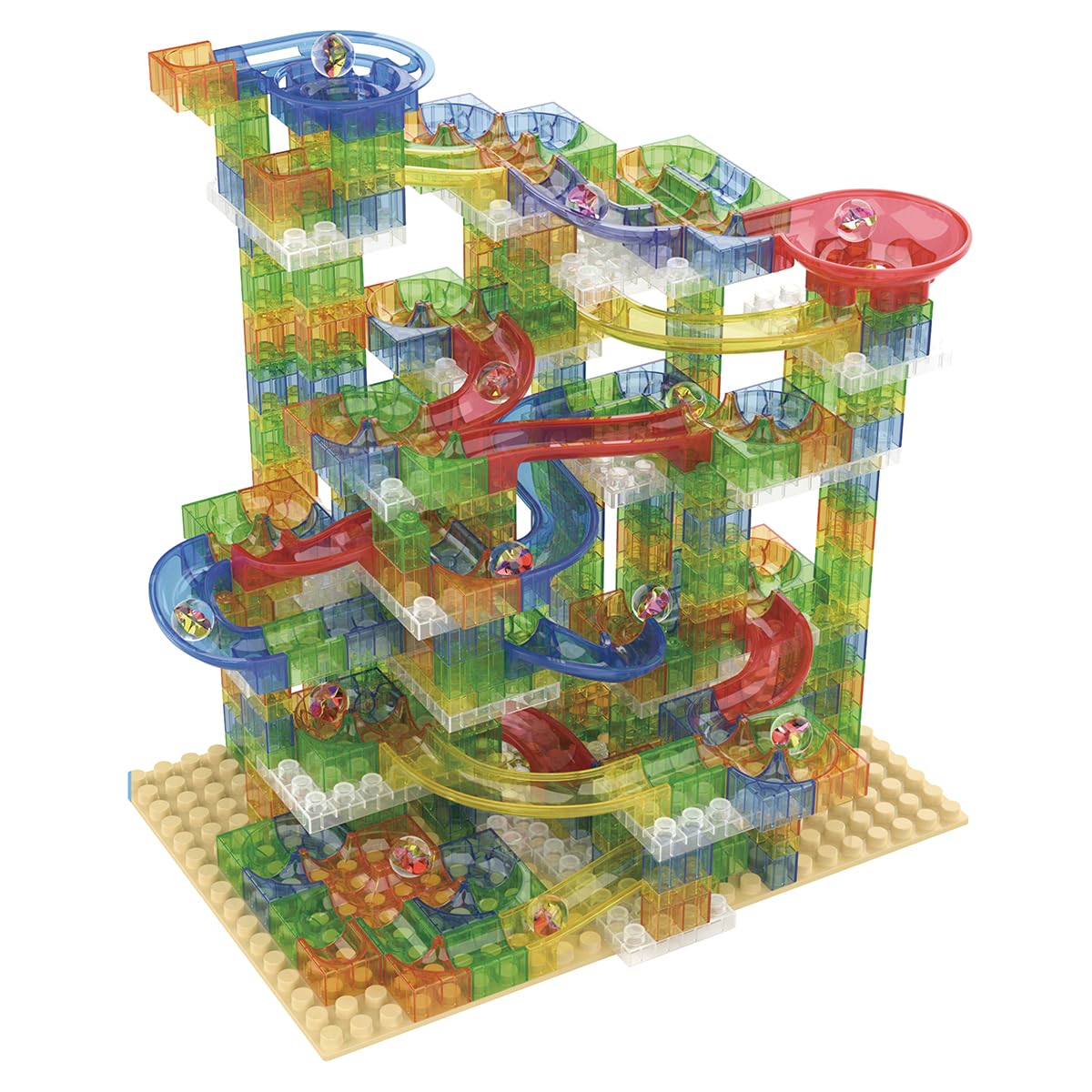 

Ikeda Kogyosha Прозрачные подставки под стаканы с перекатывающимися шариками 402 штуки Тарелка [Прозрачный/Блок/Блок-подставка/Обучающая игрушка/402 штуки/Подставка в комплекте]