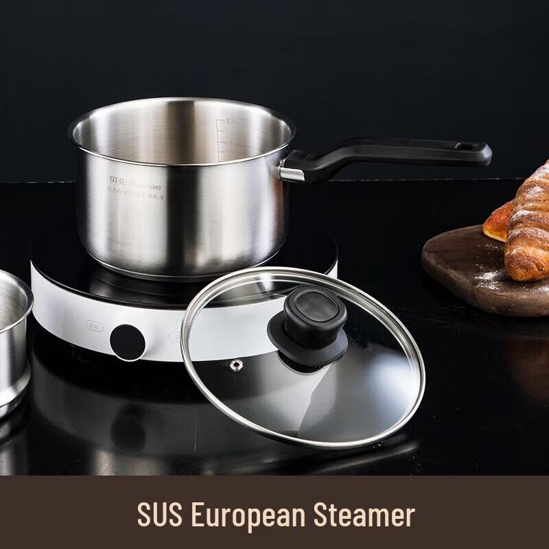 Beilunsi European Style 304 Stainless Steel Milk Pot