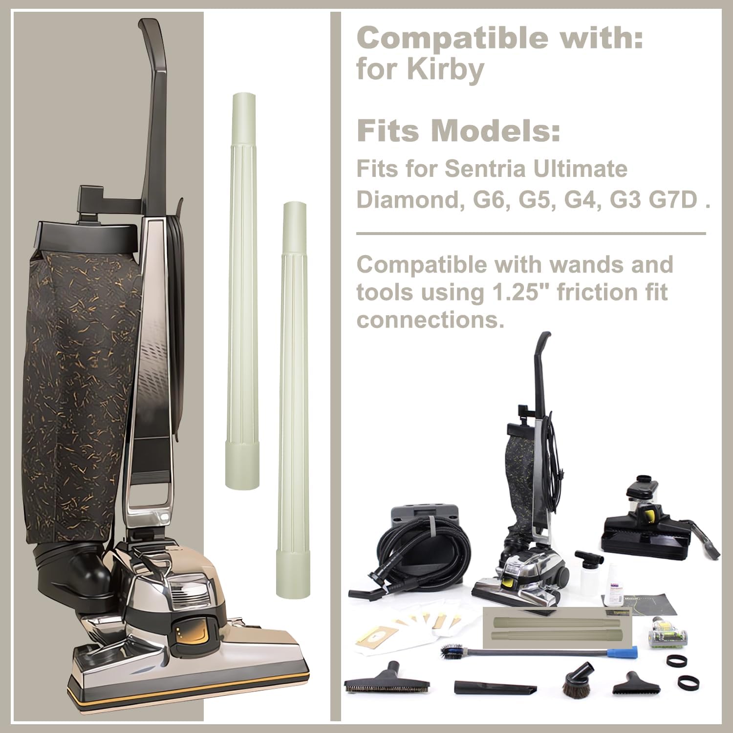 HASMX Насадка-удлинитель для пылесоса длиной 19 дюймов, Сменная трубка-удлинитель для пылесоса, Пластиковая трубка-удлинитель, Насадка для пылесоса Белая пластиковая трубка-удлинитель Шланг