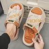 Fashion Smile Pop Fashion Men Clogs Slippers Brand Summer Clogs Slippers Outdoor Antiskid Beach Slippers Soft Home Breathable
