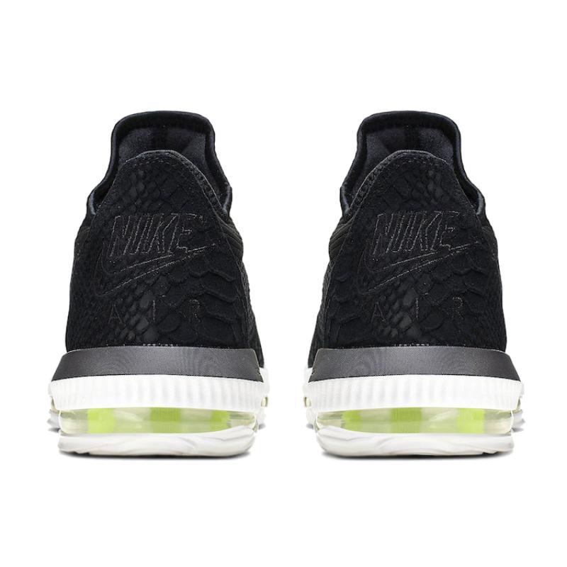 Nike LeBron 16 Low Black Volt Glow Sneakers CI2668-004
