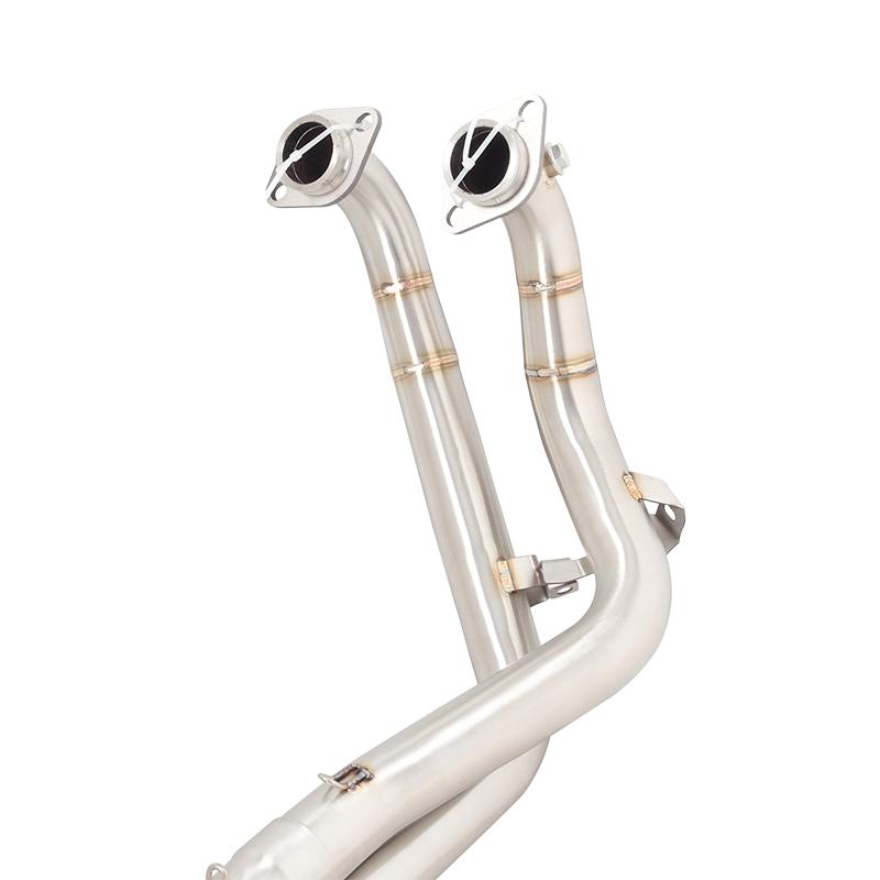 For Aprilia Tuareg 660 2022-2024 Header Link Pipe Motorcycle Exhaust Stainless Steel Connect Original End Pipe Muffler