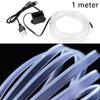 1M/2M LED dekorativní lampa do interiéru auta El drát Neonová páska Pro Auto DIY Flexibilní ambientní světlo USB Party atmosféra Dioda