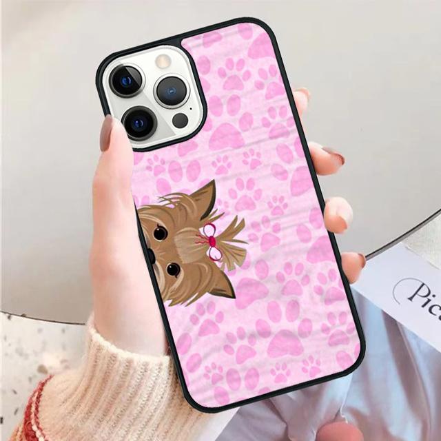 Yorkshire terrier dog Phone Case Cover For iPhone 17 Air 13 15 Pro Max 16 14 Plus 12 11 Apple max coque
