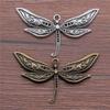Dragonfly Charms Vintage Alloy Pendants For Insect Themed Handmade Jewelry Supplies