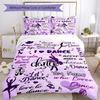 Dancer Customize Your Name Bedding Set Breathable Duvet Cover With Pillowcases Decorative Bed Linen For Bedroom Home Decoration Birthday Gift