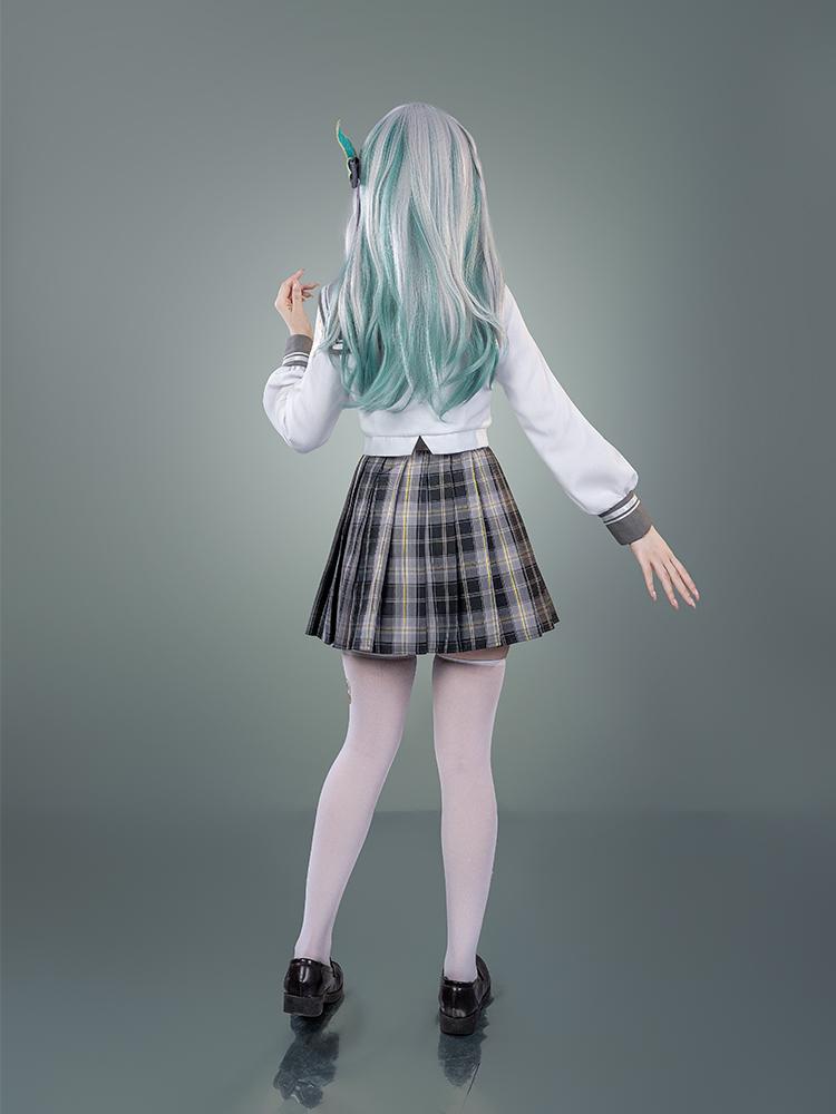 Game Genshin Impact Spring Missive Firefly Cosplay Costume Fanart Firefly Women School Uniform Halloween Party Suit