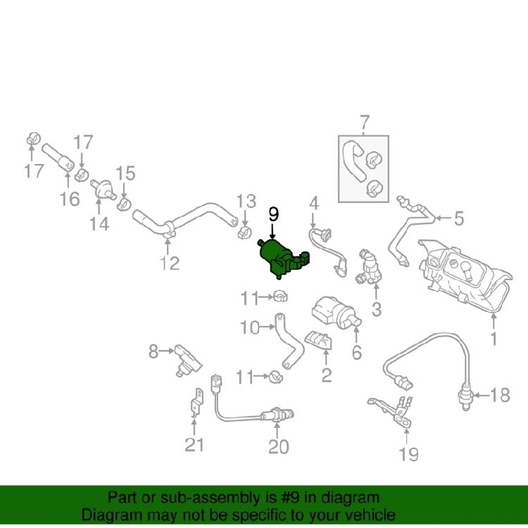 28910-3L270 Carbon Canister Valves Rigorously Tested 500000 Operations Reliable Evaporative Emission Control Solution