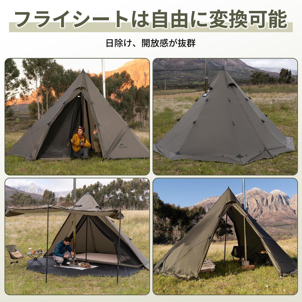 Naturehike Official Shop Ground Sheet for Octagonal One Pole Tent