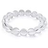 Crystal Bracelet 12mm L Crystal Quartz Birthstone April Natural Stone Power Stone Prayer Beads Bracelet Simple [Shinjuku Ginnokura] Approx. 17.5cm