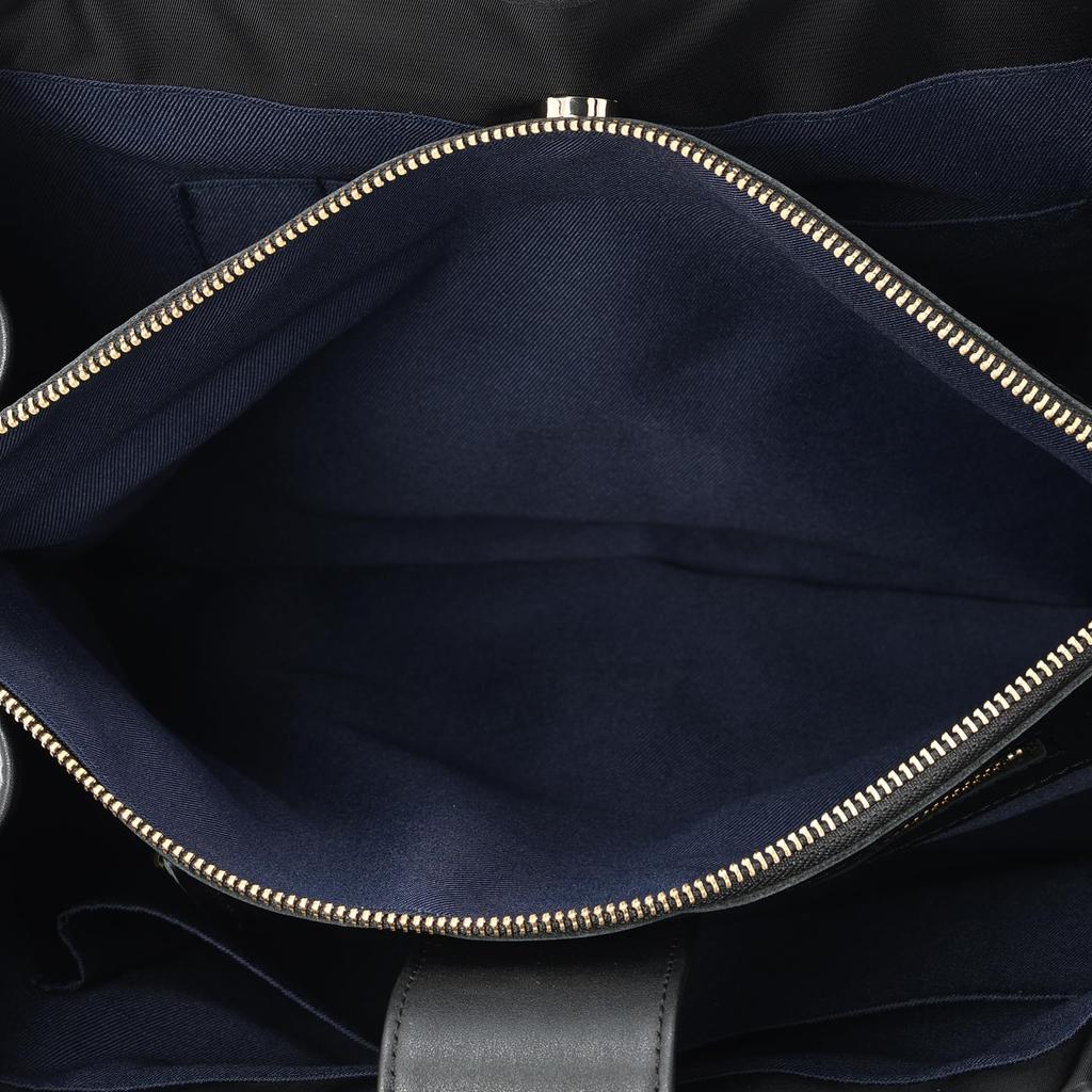 Nylon x Cowhide included utility tote BK [Pelke] 2-way 08-00-09690 Women's