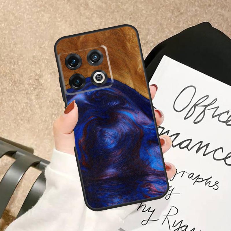 Traveler Protective Wood Resin Case For OnePlus 15 15R 13 13R 13T 12 12R 11 10 Pro 8T 10T Nord 5 CE 2 3 4 Lite N20 N30 Cover