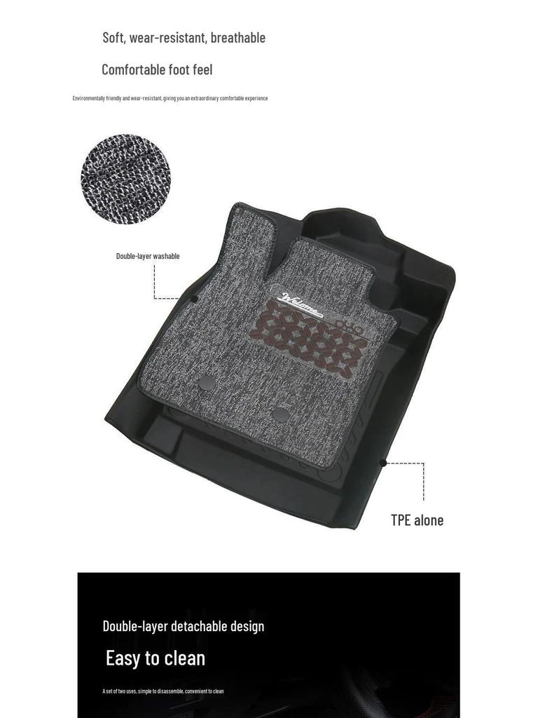 TPE Floor Mats for Land Rover Range Rover Sport 2010-2025 Bumper Model Accessories