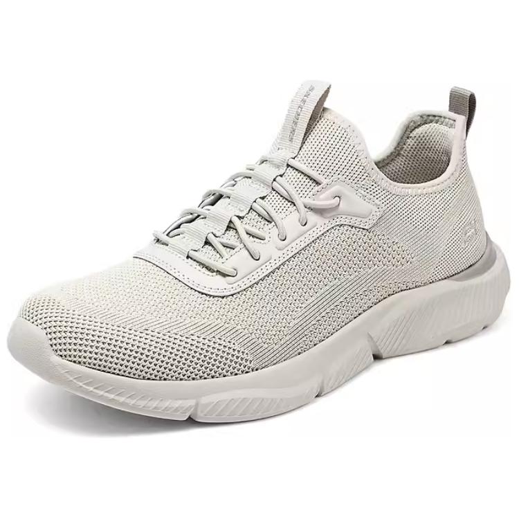 Skechers Ingram Usa Street Wear Durable Low Top Running Shoes Men Sneakers Gray Brown 210964-TPE