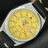 JAPAN VINTAGE REFURBISHED SEIKO 5 AUTOMATIC MENS YELLOW DIAL WATCH A444816-1