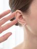 Lucore Silver 925 Fluffy Bubble One-Touch Earrings