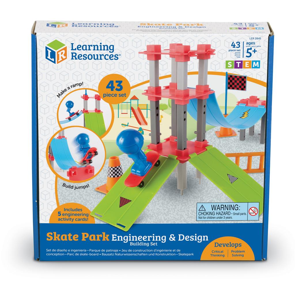 Learning Resources Engineering and Design Skatepark LER 2845 Authentic