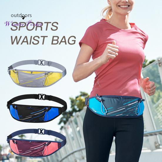 

Поясная сумка Двухслойный водонепроницаемый мешочек Светоотражающий спортивный рюкзак Наружные принадлежности
