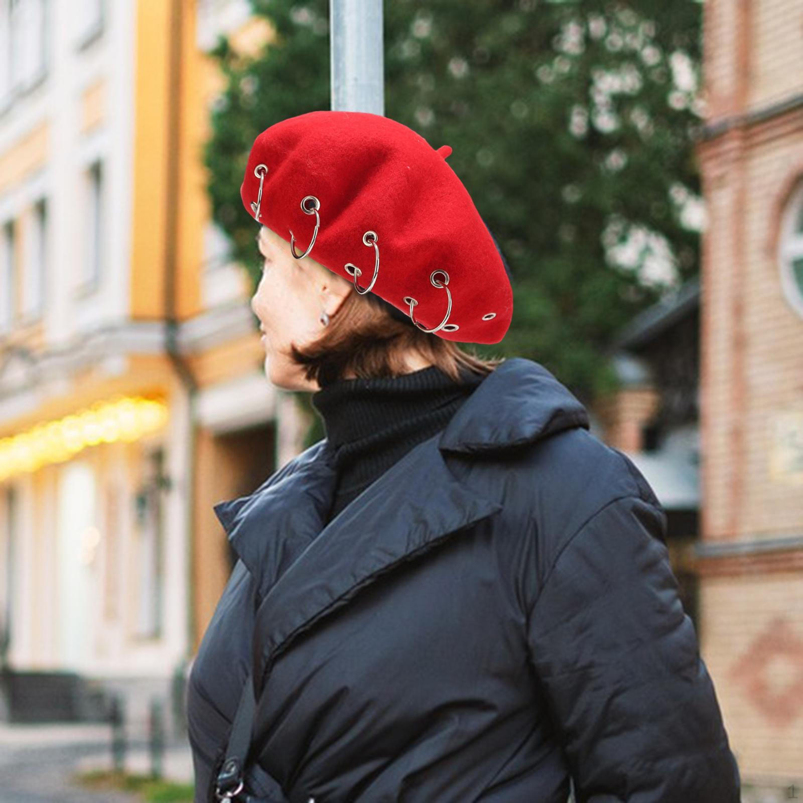 

Hat for Women Cap Autumn Shopping Trip Outdoor червоний