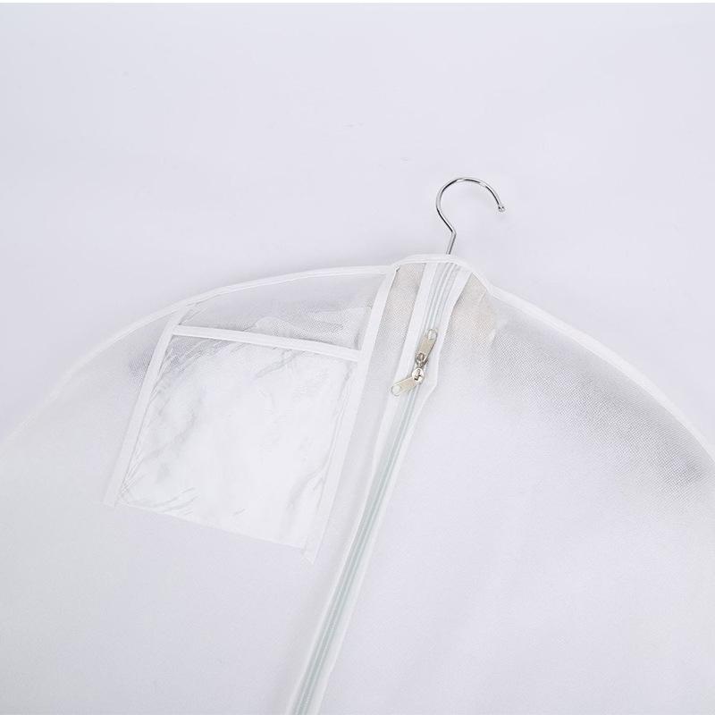 High Quality Long Wedding Bag Cover Evening Dress Dust Cover Bridal Garment Storage Bag New Wedding Dust Cover