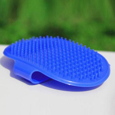 Soft Rubber Glove Pet Bath Massage Grooming Brush Dog Cats Puppy Kitten Hair Comb