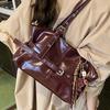 Commuter simple bag fashion pleated bag 2025 shoulder portable Korean version niche underarm bag women's large capacity fashion bag