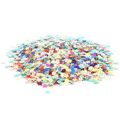 Confetti FlowerShaped Glitter Sequins Color Party Wedding Sprinkle Part Decoration Supplies(0.7cm