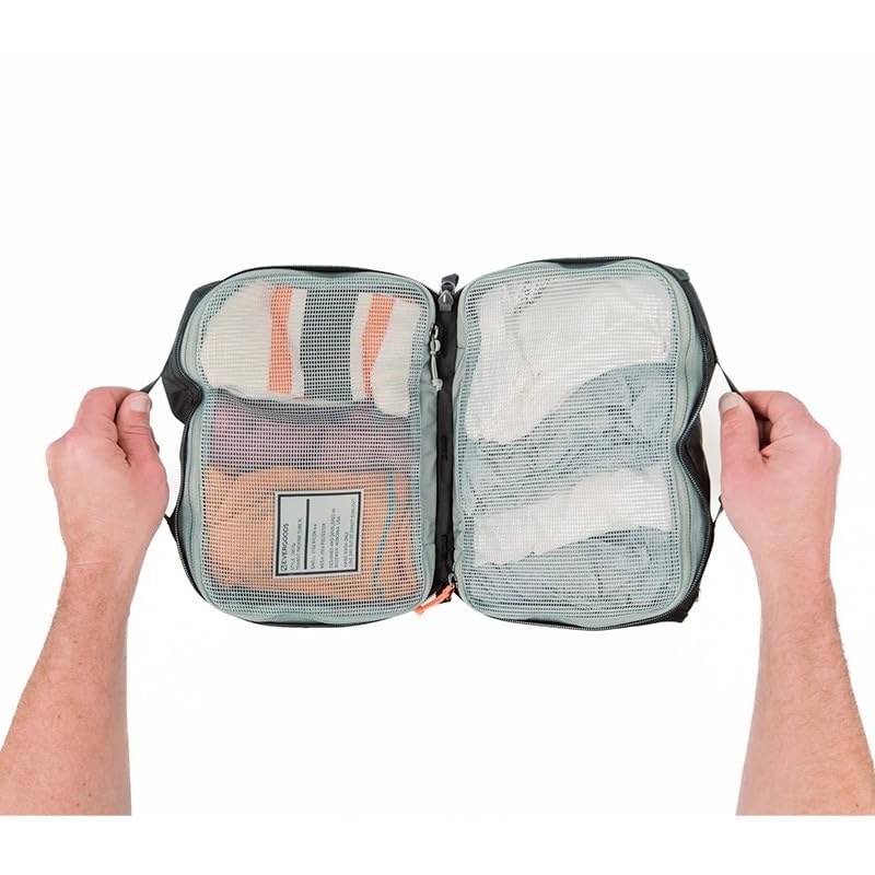 EVERGOODS TPC8 Transit Packing Cube 8L Black Travel Storage Lightweight and Perfect for Business or as a Day Gift Pouch, Compact, Travel, Trips,