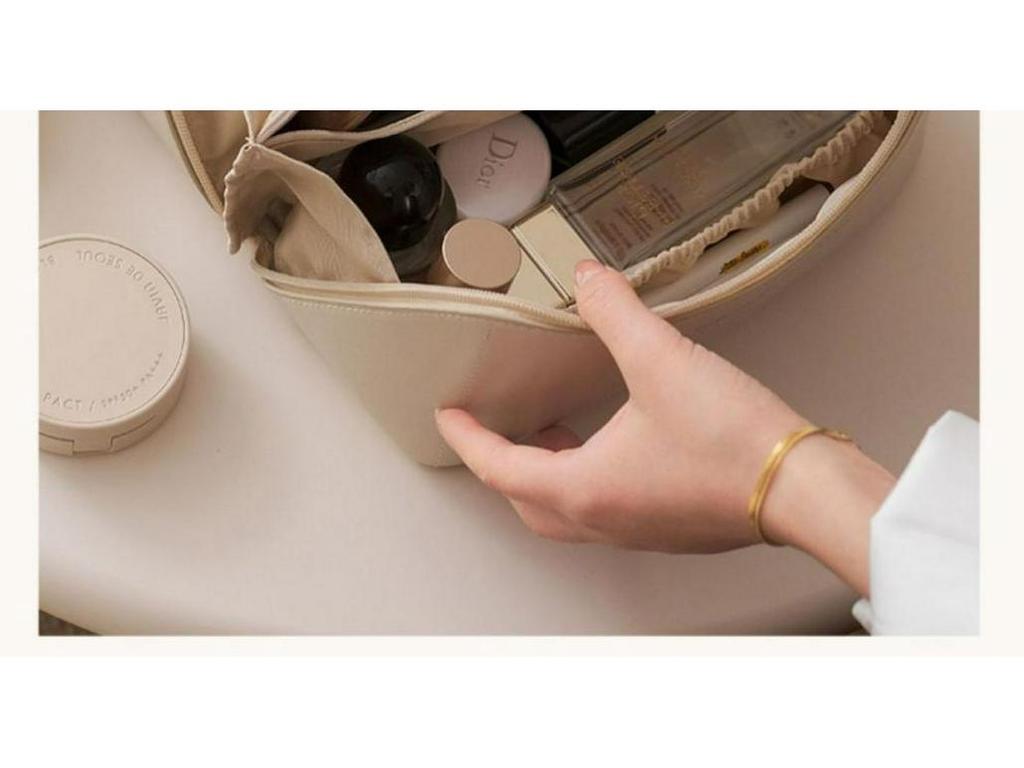 Portable Travel Makeup & Toiletries Bag - Advanced Carry-On Storage