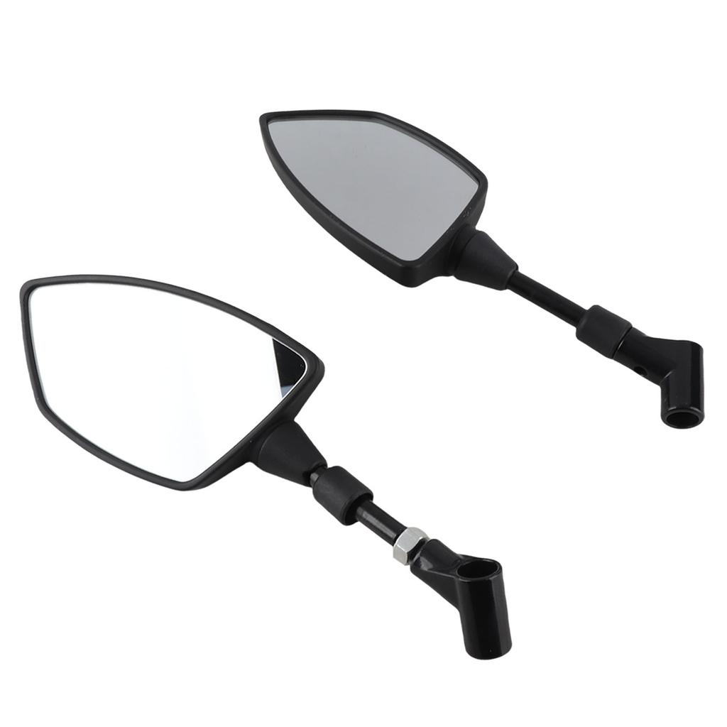 1 Pair Rearview Side Mirrors 360 Degree Rotation for Motocycle Scooter ATV Dirt Bike 0.3in 0.4in Mounting