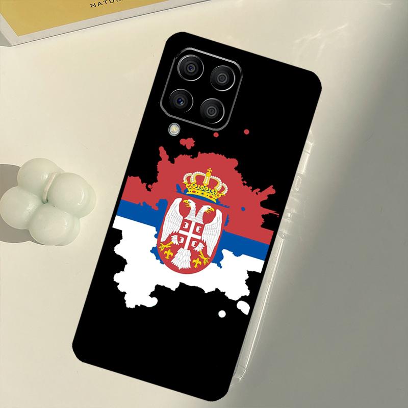 Serbia Flag For Samsung Galaxy M31 M16 M11 M21 M13 M33 M35 M53 M55 M15 M14 M34 M54 M12 M32 M52 M06 Case