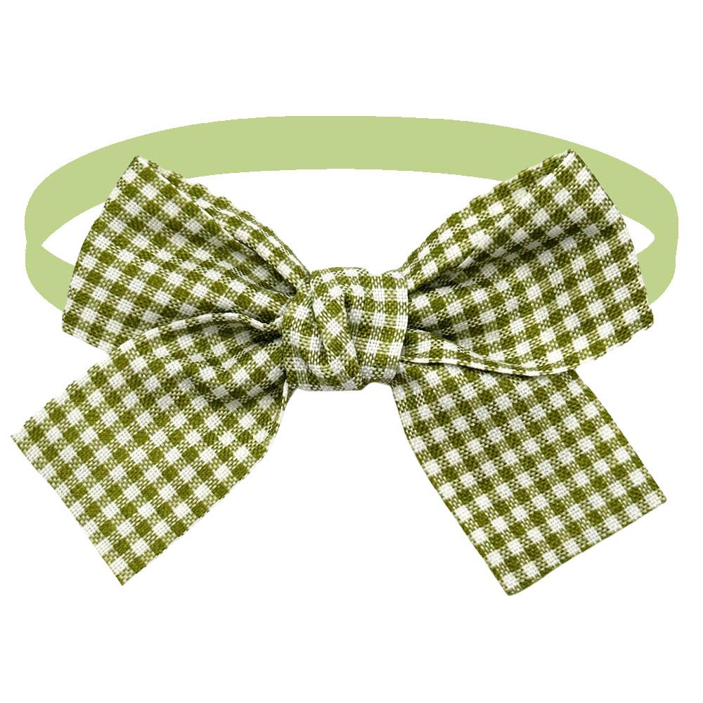 50/100PCS Plaid Bows Dog Bowties Cotton Cute Pet Dog Bow Ties Neckties For Dogs Grooming Pet Accessories For Small Dogs Cats