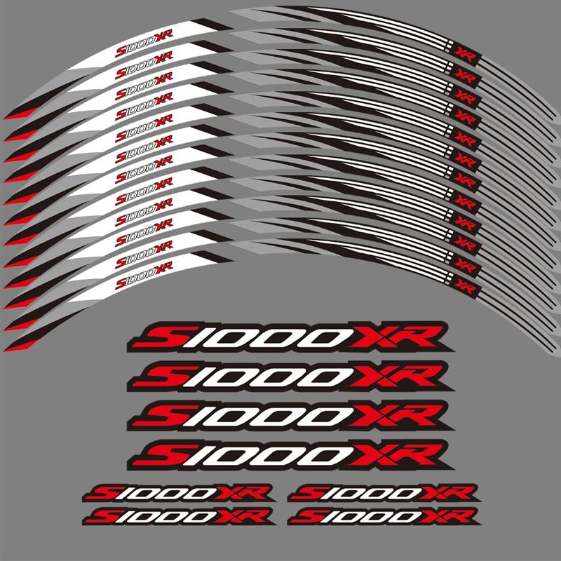 Motorcycle Wheel Sticker Waterproof Rim Strip for BMW S1000XR 2023 S 1000 XR S1000 XR 2015-2024 Accessories 17 Inch Wheel Decals
