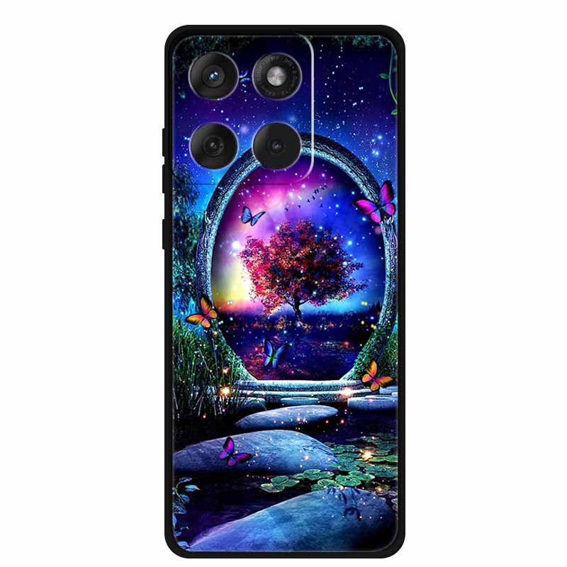 Phone Case For Motorola Edge 70 5G 2025 Back Cover Case Black Silicone Soft Funda Para For Motorola Moto X70 Air 5G Case Coque