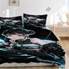 Warrior Girl Print 3Pcs Bedding Setduvet Cover With 2 Bedropillowcase Home Birthday Gift