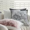Gray Sofa Pillowcase Living Room Light Luxury High-end Waist Pillow Square Cushion Bedside Backrest Pillow Does Not Contain Core