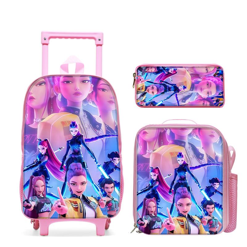 Kpop Witch Hunter Girl Group Schoolbag High Definition Printing Casual Crossing Border Lightweight Tie Rod Backpack One Piece Hair
