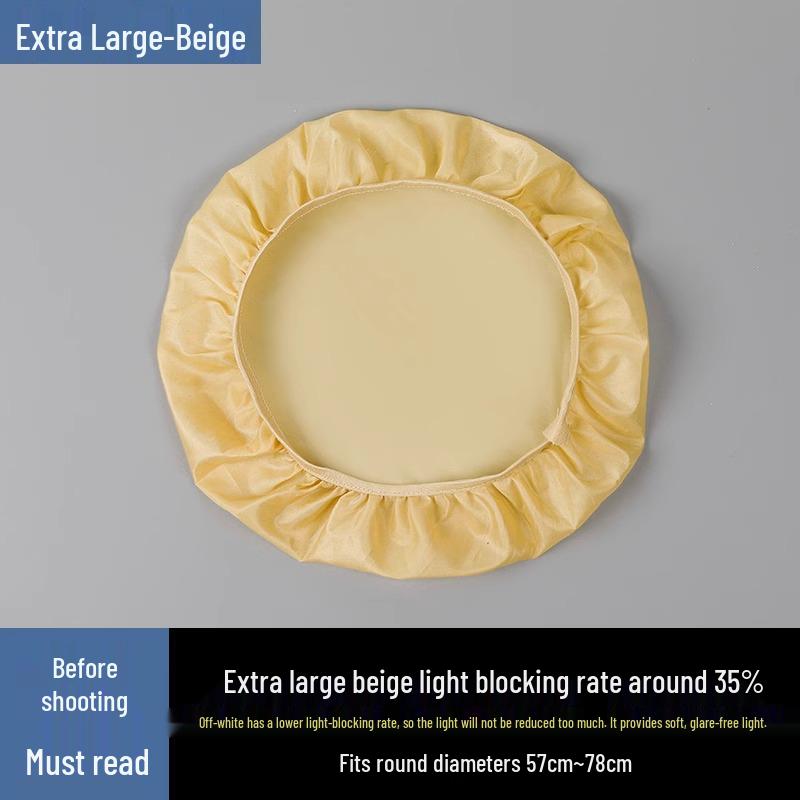 Anti-Glare Lampshade for Table and Ceiling Lamps - Parchment Film Shell Cover Lighting Accessory