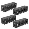 Heavy Duty 4 Way XLR Over Cat5 Balun For Interferences Resistant Auditory Applications