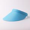 New summer straw hat cycling anti-ultraviolet empty top sun hat unisex large edge showing face small hat